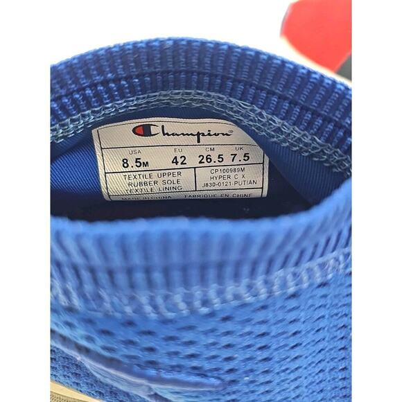 Champion ~Men\'s Size 8.5M~ Blue & Red High Top Shoes. main image 10